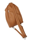 Plecak Skórzany ELKOR (PL) Jowita De Luxe Skóra Naturalna Licowa KARMELOWY