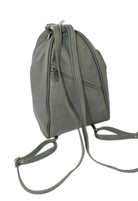 Plecak Skórzany ELKOR (PL) Jowita De Luxe Skóra Naturalna Licowa MIĘTOWY