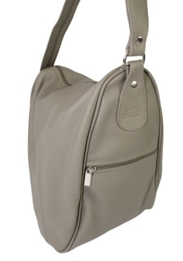 Plecak Skórzany ELKOR (PL) Jowita De Luxe Skóra Naturalna Licowa POPIELATY