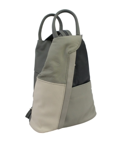 Plecak Skórzany PolskaGalanteria (PL) JOANNA Skóra Naturalna Licowa Gładka TRIO WZÓR 1