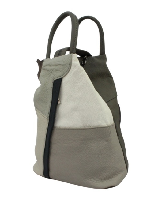 Plecak Skórzany PolskaGalanteria (PL) JOANNA Skóra Naturalna Licowa Gładka TRIO WZÓR 4