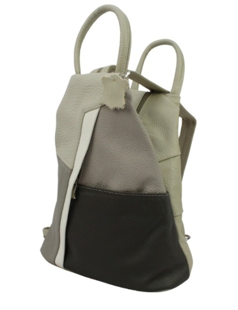 Plecak Skórzany PolskaGalanteria (PL) JOANNA Skóra Naturalna Licowa Gładka TRIO WZÓR 7