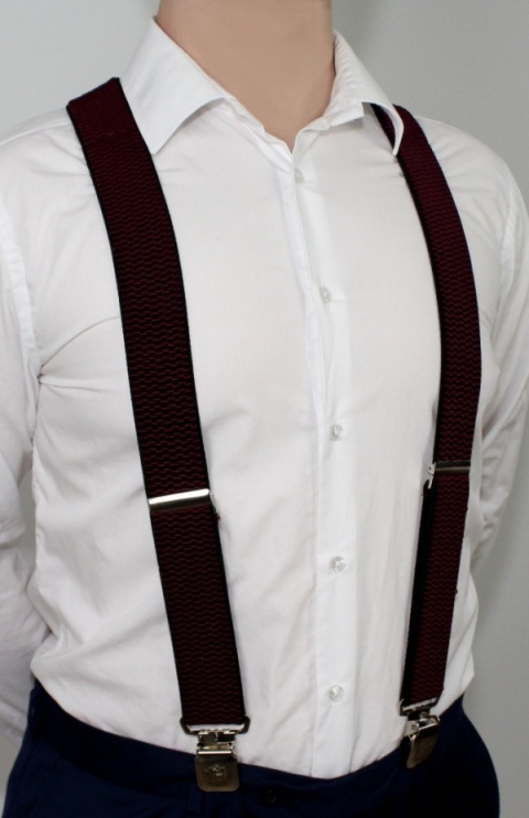 Szelki Do Spodni Polska Galanteria (PL) Z Materiału Regulowane Podwójne Typ X JEANS