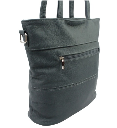 Torebka Skórzana MAGRE (PL) LENA Skóra Naturalna GRANATOWA