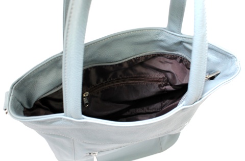 Torebka Skórzana MAGRE (PL) LENA Skóra Naturalna GRANATOWA