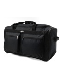 Duża Pojemna Torba Podróżna Na Kółkach RGL A2 CZARNA 80 x 40 x 36 [cm]