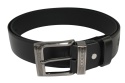 Pasek Skórzany COMPLEX (PL) Tłoczony Napis "COBRA" Skóra DW EXTRA 40 mm CZARNY