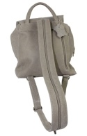 Plecak Skórzany MAGRE (PL) NATALIA Skóra Naturalna Licowa SZARA