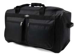 Pojemna Torba Podróżna Na Kółkach RGL A3 CZARNA 60 x 32 x 32 [cm]
