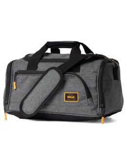 Pojemna Torba Podróżna RGL Samolotowy Bagaż Podręczny PL02 SZARA 40 x 20 x 25 [cm]