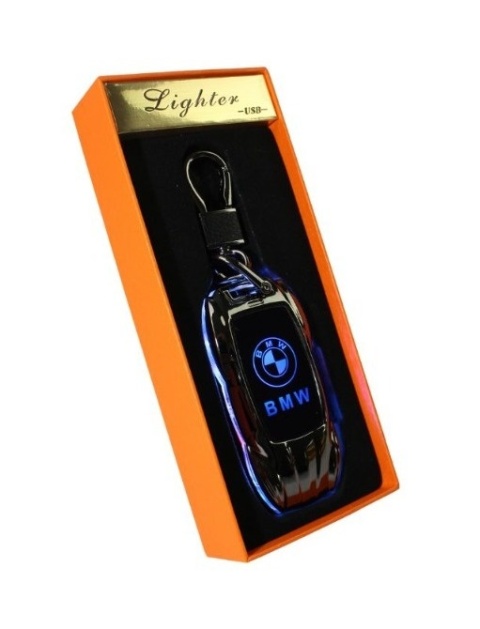 Praktyczna Elektryczna Zapalniczka Plazmowa USB Z Kablem Mikro USB LIGHT BRELOK Do Kluczyków Samochodowych BMW CAR CZARNA