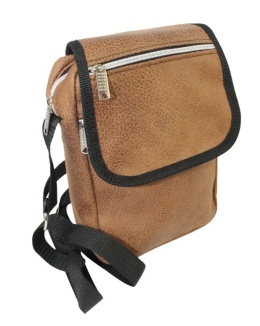 Skórzana Torba Męska Skóra Naturalna Antoszczyk (PL) DeLuxe Z Klapką BRĄZOWA 26 x 20 x 5 [cm]