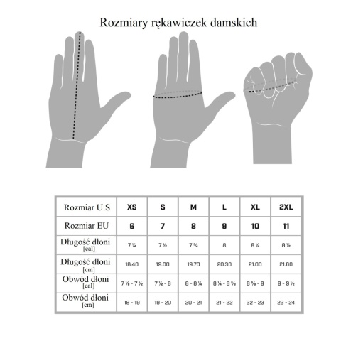 Skórzane Ocieplane Rękawiczki Damskie PolskaGalanteria.pl Ze Skóry Naturalnej Renifera Z Górnym Ściągaczem CZARNE Rozmiar 8 1/2