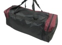 Torba Podróżna Średnia CONVEY (PL) CZARNO-BORDOWA 62 x 24 x 24 [cm]