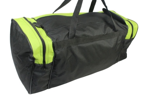 Torba Podróżna Średnia CONVEY (PL) CZARNO ZIELONA 62 x 24 x 24 [cm]