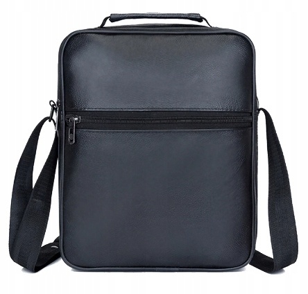 Torba męska skórzana CONVEY (PL) 8661 Pionowa Czarna 19 x 17 x 7 [cm]