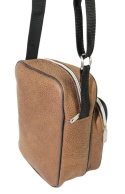 Torba/Saszetka Średnia Na Ramię WACEK MAŁY Antoszczyk (PL) Pionowa DeLuxe BRĄZOWA 22 x 15,5 x 10 [cm]