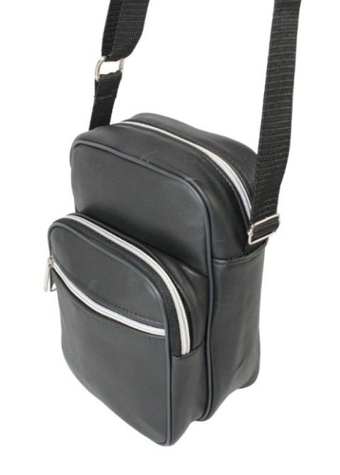 Torba/Saszetka Średnia Na Ramię WACEK MAŁY Antoszczyk (PL) Pionowa DeLuxe CZARNA 22 x 15,5 x 10 [cm]