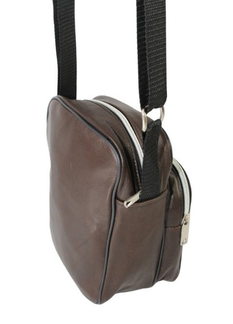 Torba/Saszetka Średnia Na Ramię WACEK MAŁY Antoszczyk (PL) Pionowa DeLuxe CZEKOLADOWA 22 x 15,5 x 10 [cm]