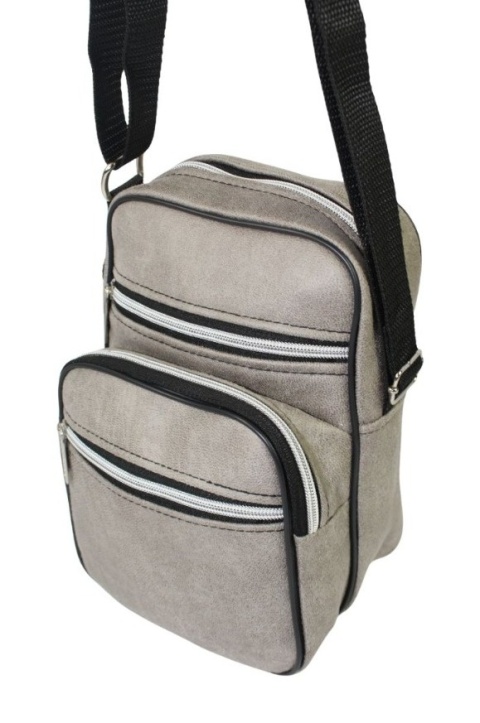 Torba/Saszetka Średnia Na Ramię WACEK MAŁY Antoszczyk (PL) Pionowa DeLuxe GOŁĘBIA 22 x 15,5 x 10 [cm]