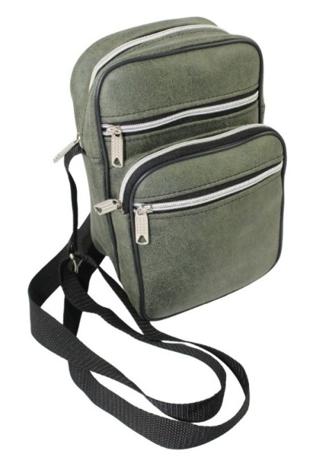 Torba/Saszetka Średnia Na Ramię WACEK MAŁY Antoszczyk (PL) Pionowa DeLuxe OLIWKOWA 22 x 15,5 x 10 [cm]