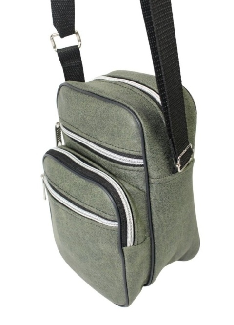 Torba/Saszetka Średnia Na Ramię WACEK MAŁY Antoszczyk (PL) Pionowa DeLuxe OLIWKOWA 22 x 15,5 x 10 [cm]