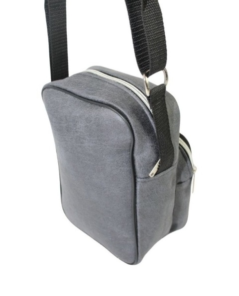 Torba/Saszetka Średnia Na Ramię WACEK MAŁY Antoszczyk (PL) Pionowa DeLuxe POPIELATA 22 x 15,5 x 10 [cm]