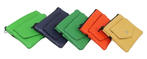 Etui Na Klucze Skórzane Polska Galanteria (PL) Skóra Naturalna Kluczówka Duża Na Jeden Komplet Kluczy 12,5 x 10 x 1,5 [cm]