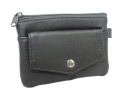 Etui Na Klucze Skórzane Polska Galanteria (PL) Skóra Naturalna Kluczówka Duża Na Jeden Komplet Kluczy 12,5 x 10 x 1,5 [cm]