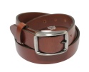 Pasek Damski Skórzany PAS-MAX (PL) Skóra Licowa EXTRA Gładki 30 mm JASNY BRĄZ k.40