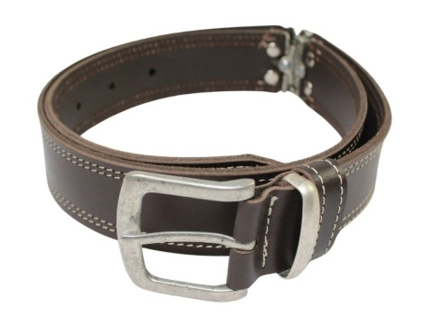 Pasek Skórzany HADA (PL) Skóra Licowa EXTRA VINTAGE MISSISSIPI BLUES 40 mm CZEKOLADOWY 