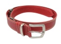 Pasek Skórzany HADA (PL) Skóra Licowa EXTRA VINTAGE MISSISSIPI BLUES 40 mm CZERWONY