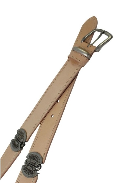 Pasek Skórzany HADA (PL) Skóra Licowa EXTRA VINTAGE MISSISSIPI BLUES 40 mm SUROWA SKÓRA