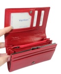 Portfel Damski Skórzany VERMARI Klasyczny Na Klamrę Skóra Naturalna 60001 19 x 9,5 x 3 [cm]