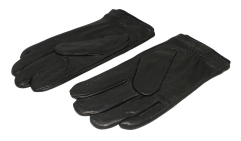 Rękawiczki Męskie PolskaGalanteria Ocieplane Z Ciemnym Ściągaczem Ze Skóry Renifera Rozmiar 11 1/2 CZARNE