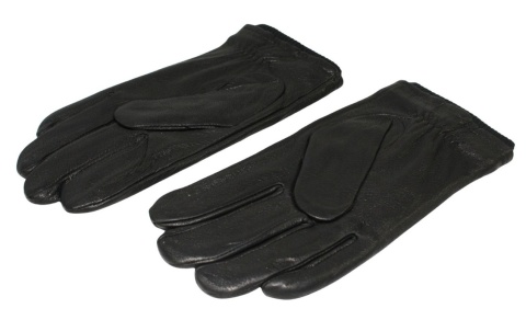 Rękawiczki Męskie PolskaGalanteria Ocieplane Z Ciemnym Ściągaczem Ze Skóry Renifera Rozmiar 11 CZARNE