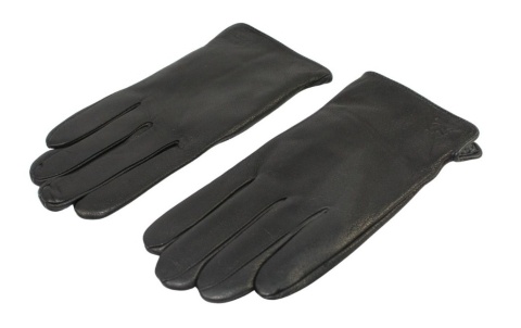 Rękawiczki Męskie PolskaGalanteria Ocieplane Ze Skóry Renifera Rozmiar 11 GŁADKIE CZARNE
