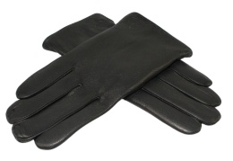 Rękawiczki Męskie PolskaGalanteria Ocieplane Ze Skóry Renifera Rozmiar 12 1/2 GŁADKIE CZARNE