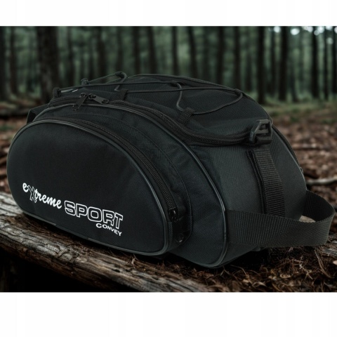 Solidna Torba Na Bagażnik Rowerowy Sakwa Wododporna Z Funkcją Plecaka CONVEY 40 x 24 x 16 [cm]