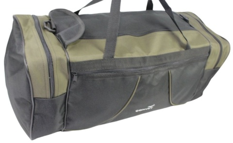 Torba Podróżna Średnia CONVEY (PL) CZARNO OLIWKOWA 62 x 24 x 24 [cm]