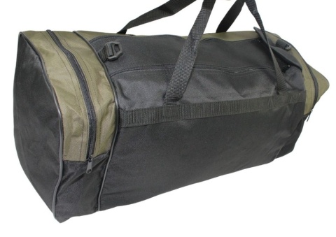 Torba Podróżna Średnia CONVEY (PL) CZARNO OLIWKOWA 62 x 24 x 24 [cm]