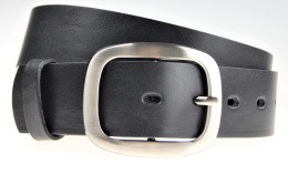 Pasek Damski Skórzany CEZ-MAR (PL) Skóra Naturalna Licowa Gładki 40 mm CZARNY