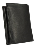 Portfel Męski Skórzany PIERRE CARDIN Skóra Licowa Duży Pionowy Bez Zapięcia Dwa Skrzydełka Z Zapinką Wewnątrz RFID TILAK 09 326