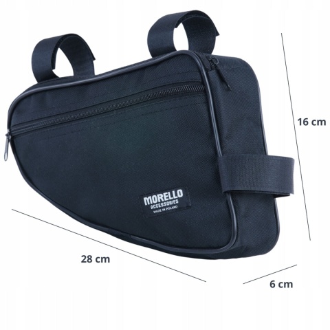 Saszetka Sakwa Rowerowa Materiałowa Wododporna CONVEY (PL) 28 x 16 x 6