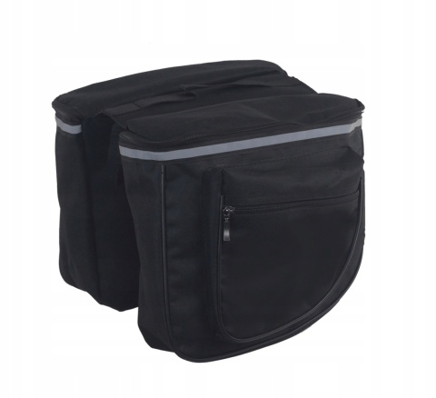 Saszetka Sakwa Rowerowa Podwójna Materiałowa Wododporna CONVEY (PL) 32cm x 26cm x 10cm