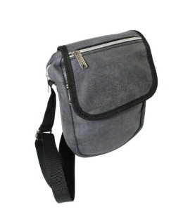 Skórzana Torba Męska Skóra Naturalna Antoszczyk (PL) DeLuxe Z Klapką GRAFIOTOWA 26 x 20 x 5 [cm]