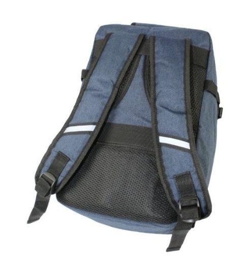 Solidny Plecak Bag Street ''DE LUXE'' Średni Plecak Rekreacyjny Rowerowy BS4107 GRANATOWY 40 x 26 x 19 [cm]