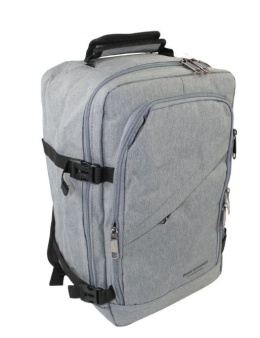 Solidny Plecak Bag Street ''DE LUXE'' Średni Plecak Rekreacyjny Rowerowy BS4107 SZARY 40 x 26 x 19 [cm]