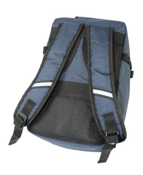 Solidny Plecak Bag Street ''DE LUXE'' Średni Plecak Rekreacyjny Rowerowy BS4107 SZARY 40 x 26 x 19 [cm]