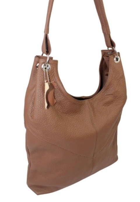 Torebka Skórzana MAGRE (PL) AGNIESZKA Skóra Naturalna CIEMNY BRĄZOWY 